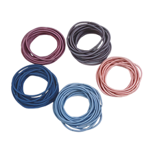 Load image into Gallery viewer, 100 Multi-Coloured Elastic Hair Bands – Strong & Stretchy Hair Ties