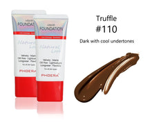 Load image into Gallery viewer, Phoera Natural Look Velvety Foundation 30ml – 1 or 2 Pack – Free UK Delivery