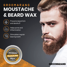 Load image into Gallery viewer, Groomarang Moustache Wax - Original & Sandalwood (Available in 15ml & 30ml)