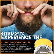 Load image into Gallery viewer, Groomarang Moustache Wax - Original & Sandalwood (Available in 15ml & 30ml)