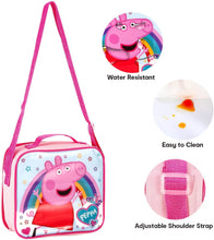 Load image into Gallery viewer, Peppa Pig 3pc Lunch Box Set With Optional Pencil Case