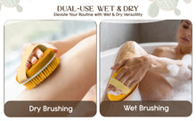 Load image into Gallery viewer, Glamza Dry Body Bristle Brush – Exfoliate, Detox & Glow | Free UK Delivery