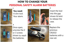 Load image into Gallery viewer, Personal Safety Bundle - Alarm, Gel Spray, Storage Belt, Hi Vis Bands.