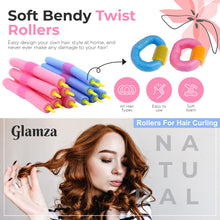 Load image into Gallery viewer, 12-Pack Hair Curlers & Rollers – Heatless, Soft & Easy to Use - Free Delivery In Time For Summer
