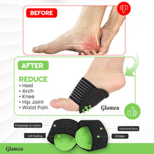 Load image into Gallery viewer, Glamza Reversible Cushioned Foot Arch Supports