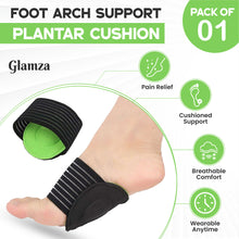 Load image into Gallery viewer, Glamza Reversible Cushioned Foot Arch Supports