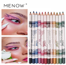 Load image into Gallery viewer, Menow 12pc Smoothing Multi Shade Lip Liner & Eye Liner Set | Dual Use, Long-Lasting Formula | Free UK Postage
