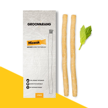 Load image into Gallery viewer, Groomarang Miswak 2 Pack - Natural 'On the Go' Teeth Cleaning