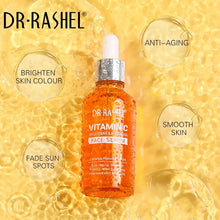 Load image into Gallery viewer, Dr Rashel Vitamin C Brightening, Anti Ageing Face Serum 50ml & Gold Collagen Face Masks