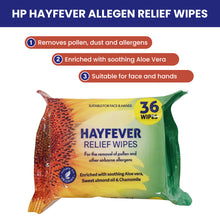 Load image into Gallery viewer, HP Hay Fever Allergy Relief Wipes 36 Pack – Soothing Relief for Pollen & Allergens – Free UK Delivery
