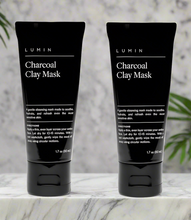Load image into Gallery viewer, Lumin Skincare Charcoal Clay Mask 50ml or 100ml