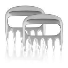 Load image into Gallery viewer, Mountain Grillers - BBQ Meat Claws in Stainless Steel With Optional Skewers