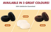Load image into Gallery viewer, Miss Pouty Hair Styling Buns – 3 Sizes & 3 Colours | Free UK Delivery