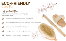 Load image into Gallery viewer, Glamza 2-in-1 Bath & Shower Brush | Dry Skin Exfoliating Body Brush | Free UK Delivery
