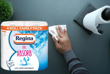 Load image into Gallery viewer, Regina XXL White ABSORB 2ply 4 Pack