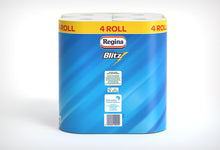 Load image into Gallery viewer, Regina Blitz Household Towel 3-Ply 280 Sheets (Pack of 4)