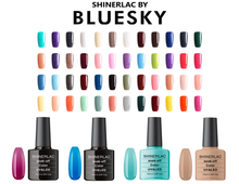 Load image into Gallery viewer, Shinerlac by Bluesky – Soak Off UV & LED Gel Nail Polish (10ml)