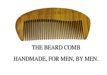 Load image into Gallery viewer, The Beard Comb Handmade Engraved Sandalwood Beard Comb – Premium Grooming for the Modern Gentleman