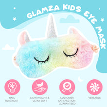 Load image into Gallery viewer, Glamza Unicorn Sleeping Eye Mask – Super Soft & Comfortable Sleep Mask – Free UK Postage