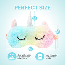 Load image into Gallery viewer, Glamza Unicorn Sleeping Eye Mask – Super Soft & Comfortable Sleep Mask – Free UK Postage