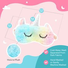 Load image into Gallery viewer, Glamza Unicorn Sleeping Eye Mask – Super Soft & Comfortable Sleep Mask – Free UK Postage
