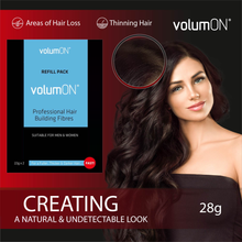 Load image into Gallery viewer, Volumon Unisex Hair Loss Concealer Refill Packs – 22g (Single or Double Pack) – Free UK Delivery