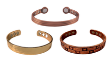 Load image into Gallery viewer, Acusoothe Copper Magnetic Bracelets for Pain Relief Therapy