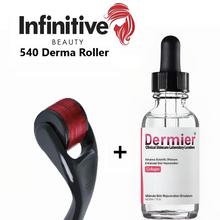 Load image into Gallery viewer, iB 540 Titanium Derma Roller With Optional Dermier Collagen Serum - See Options