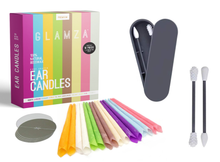 Load image into Gallery viewer, Glamza 16 Premium Ear Candles with Ear Protection Discs & Optional Ear Swabs