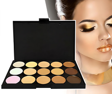 Load image into Gallery viewer, 12pc Bronze Makeup Brush Set & Optional 15 Colour Contour Palette – Free UK Postage