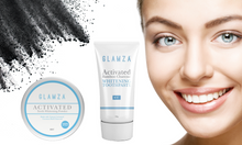 Load image into Gallery viewer, Glamza Activated Bamboo Charcoal Whitening Toothpaste & Powder – Natural Teeth Whitening Set