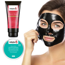 Load image into Gallery viewer, Infinitive Beauty Deep Cleansing Black Face Mask & Rise and Shine Activated Charcoal Teeth Whitening Powder – Free UK Postage