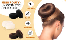 Load image into Gallery viewer, Miss Pouty Hair Styling Buns – 3 Sizes & 3 Colours | Free UK Delivery