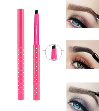 Load image into Gallery viewer, Maxdona Professional Retractable Eyebrow Pencil - Pink | Precision & Long-Lasting Eyebrow Definition | Free UK Postage