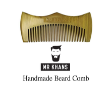 Load image into Gallery viewer, Handmade Engraved Sandalwood Beard Combs – Premium Grooming for the Modern Gentleman - 4 Types