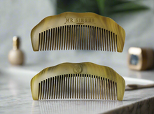 Load image into Gallery viewer, Mr Singh's Handmade Engraved Sandalwood Beard Comb – Premium Grooming for the Modern Gentleman.