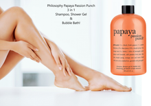 Load image into Gallery viewer, Philosophy Papaya Passion Punch - 3 in 1 Shampoo Shower Gel &amp; Bubble Bath!