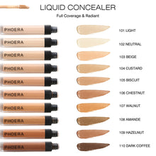 Load image into Gallery viewer, Perfect Base 1 - Phoera 3-Piece Makeup Kit with Foundation, Concealer & Brush – Free UK Delivery