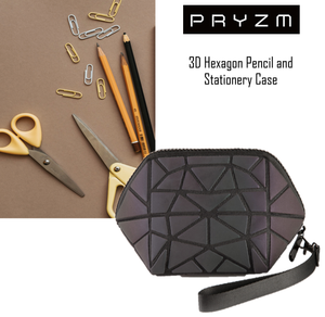 Pryzm 'Holographic & Reflective' Makeup Bag And Pencil Cases - 3 Sizes