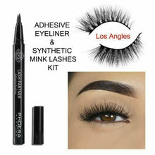 Load image into Gallery viewer, Phoera Glam Express Adhesive Eyeliner & Lash Kit – Quick & Effortless Application