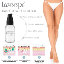Load image into Gallery viewer, Tweepi Hair Growth Inhibitor Oil – Advanced Ant Egg Formula for Long-Term Hair Reduction