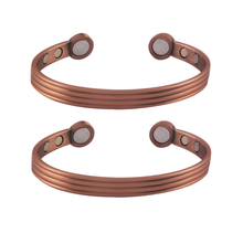 Load image into Gallery viewer, Acusoothe Copper Magnetic Bracelets for Pain Relief Therapy