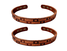 Load image into Gallery viewer, Acusoothe Copper Magnetic Bracelets for Pain Relief Therapy