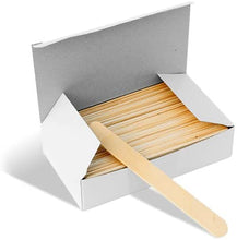 Load image into Gallery viewer, 100 Wooden Waxing Spatulas + Optional Warm Honey Soft Wax – Professional Hair Removal Kit