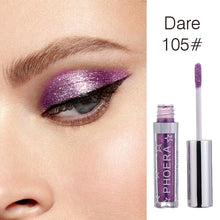 Load image into Gallery viewer, Phoera Magnificent Metals Glitter & Glow Liquid Eyeshadow | 14 Vibrant Shades | Free UK Postage