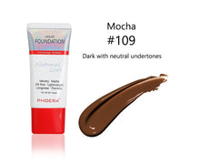 Load image into Gallery viewer, Phoera Natural Look Velvety Foundation 30ml – 1 or 2 Pack – Free UK Delivery