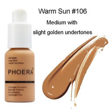 Load image into Gallery viewer, Phoera Foundation Full Coverage Flawless Matte Liquid Foundation - 1 or 2 Pack - Free Delivery