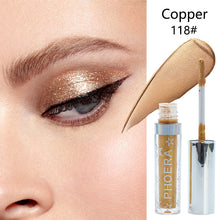 Load image into Gallery viewer, Phoera Magnificent Metals Glitter & Glow Liquid Eyeshadow | 14 Vibrant Shades | Free UK Postage