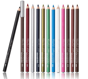 Glamza 12pc Velvet Smoothing Lip Liner and Eye Liner Pencils