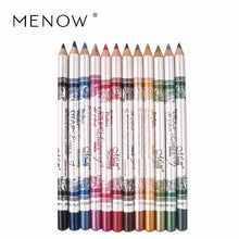Load image into Gallery viewer, Menow 12pc Smoothing Multi Shade Lip Liner & Eye Liner Set | Dual Use, Long-Lasting Formula | Free UK Postage